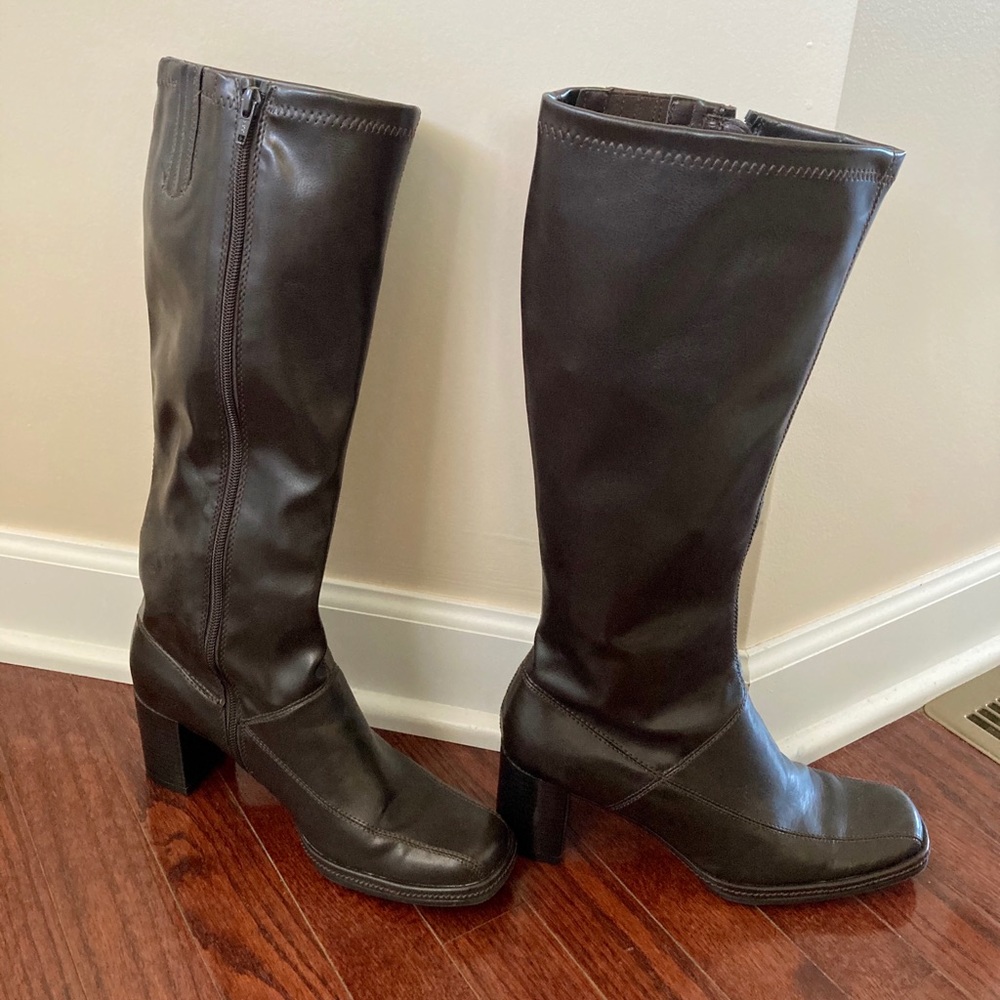 A2 tall dark brown boots - Picture 12 of 12